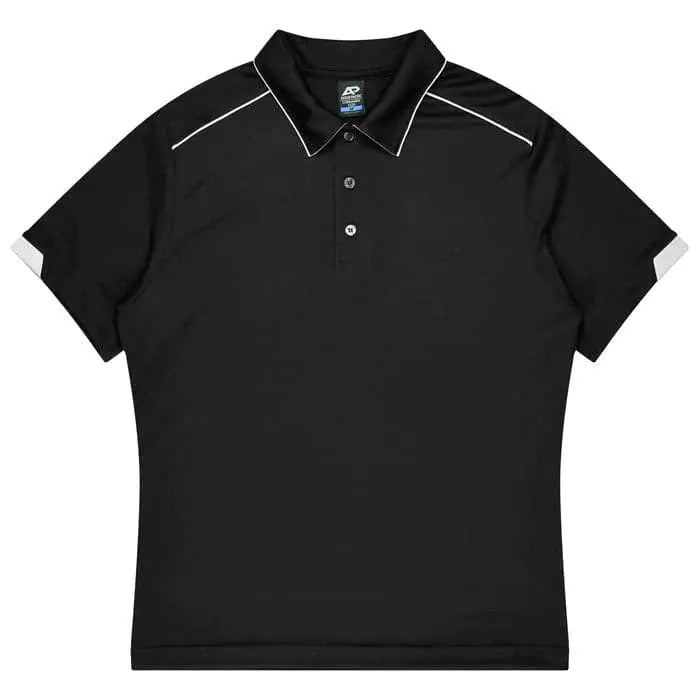 Aussie Pacific Currumbin Men's Polo Shirt 1320  Aussie Pacific BLACK/WHITE S
